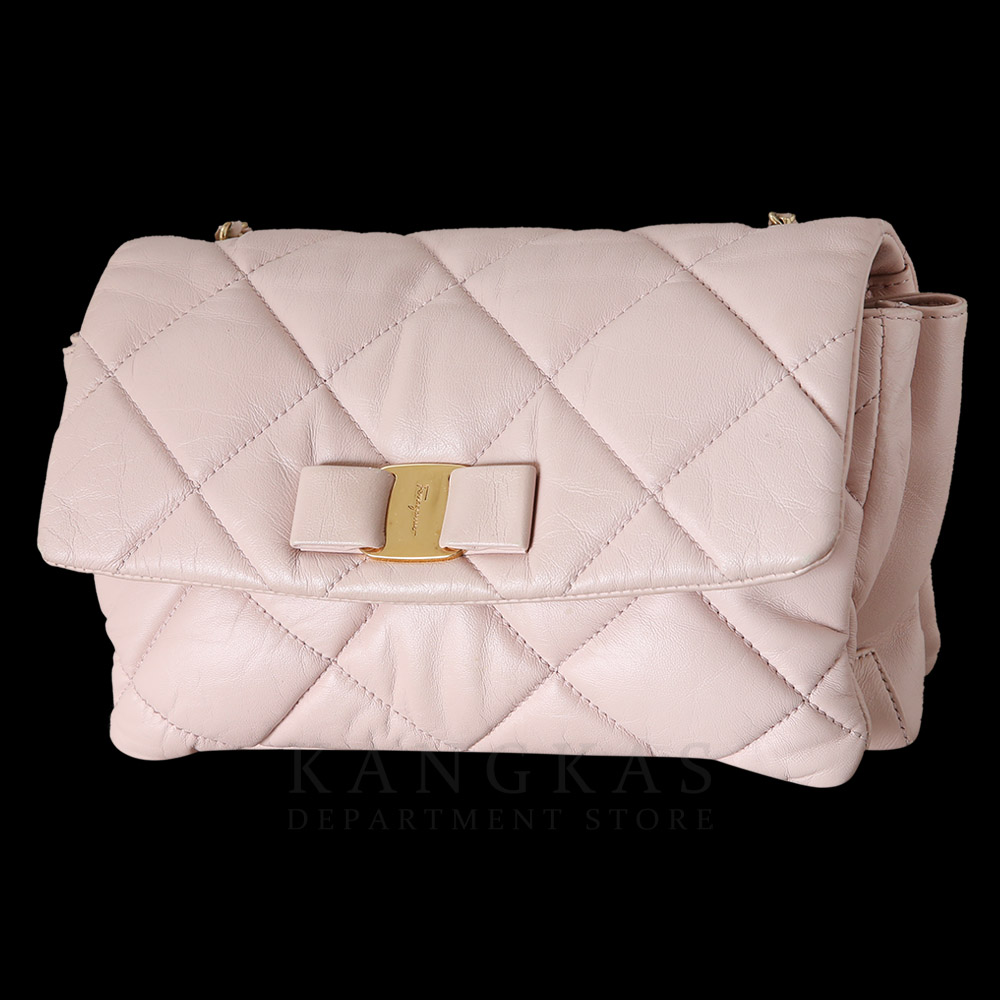FERRAGAMO(USED)페레가모 21E767 바라리본 체인 숄더백